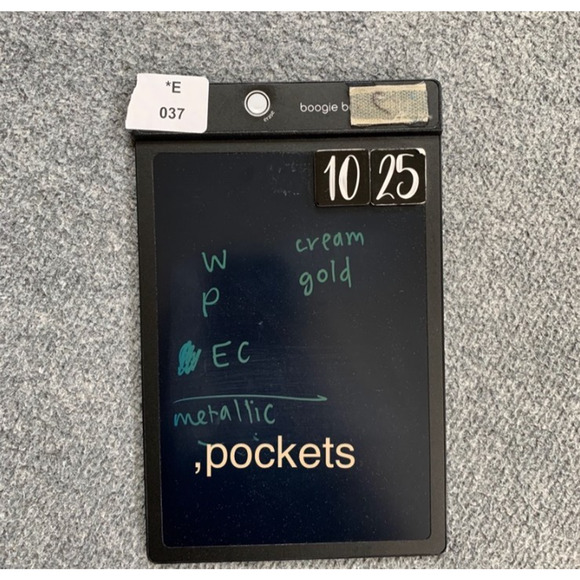 Eliza J Skirt Womens 6 Metallic Blend Polka Dot Lined Flare Pleated Pockets - Picture 12 of 13